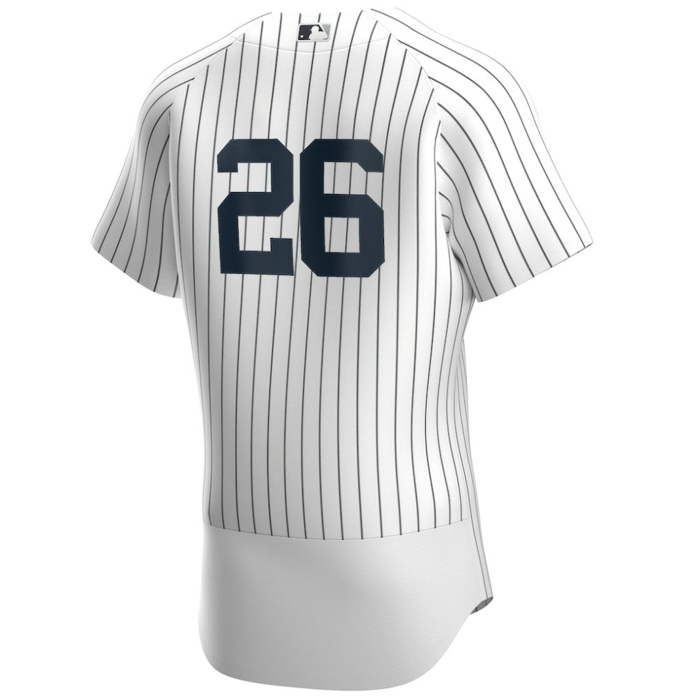 DJ LeMahieu New York Yankees Home Authentic Player Jersey - White/Navy | Nike