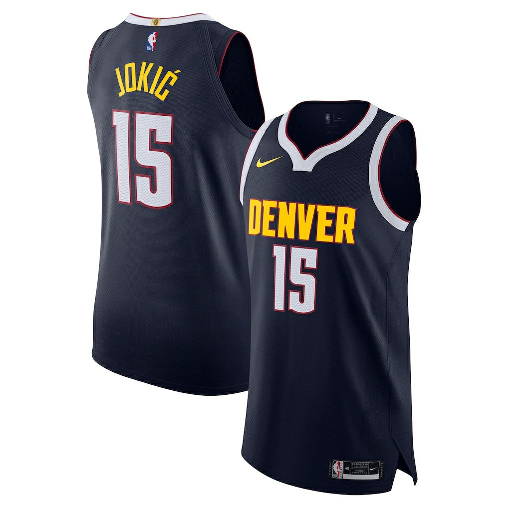 Nikola Jokic Denver Nuggets Authentic Jersey sale - Icon Editi- Navy | Nike discount