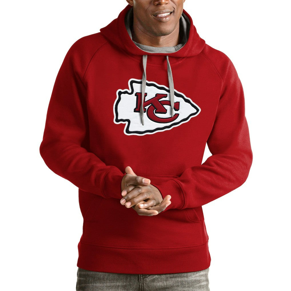 NFL Kansas City Chiefs Antigua Team Victory Pullover Hoodie