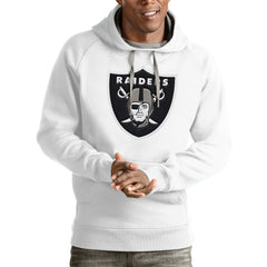 NFL Las Vegas Raiders Antigua Victory Pullover Hoodie