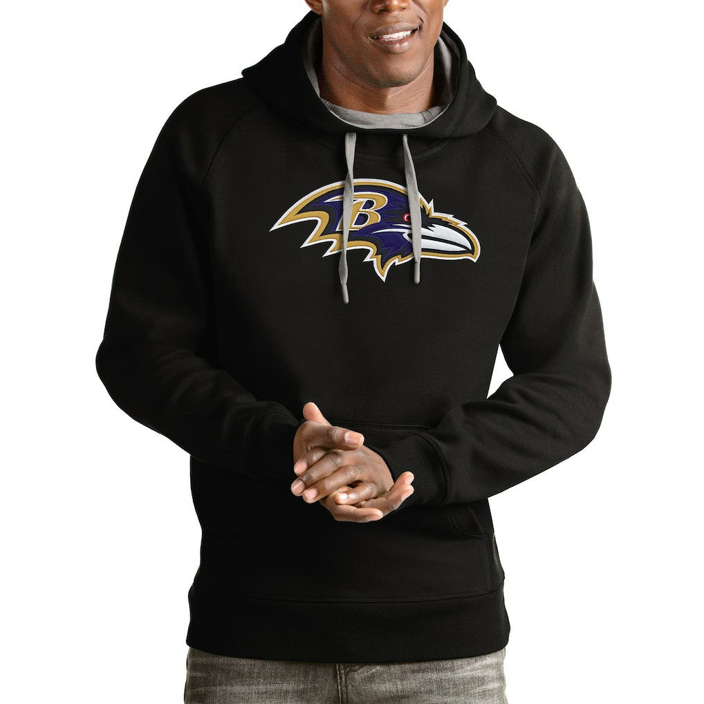 NFL Baltimore Ravens Antigua Victory Pullover Hoodie
