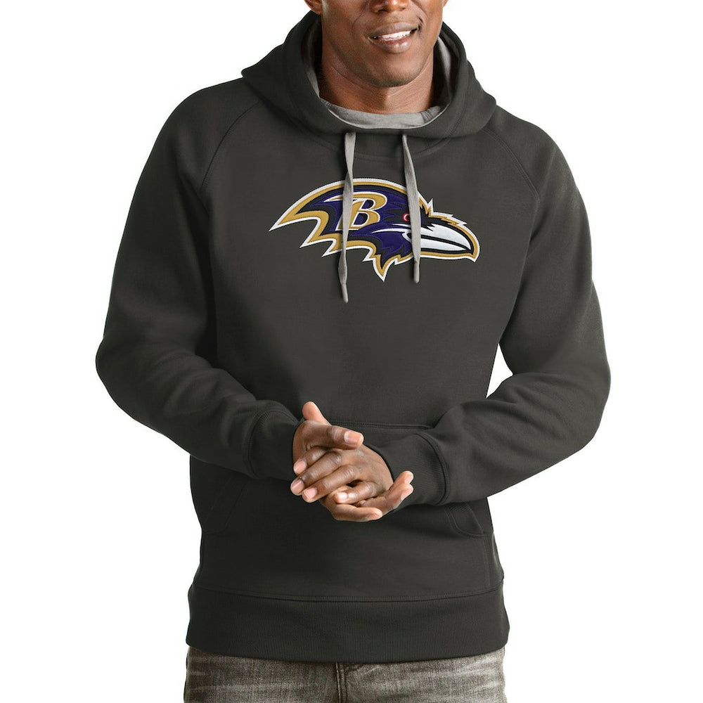 NFL Baltimore Ravens Antigua Victory Pullover Hoodie