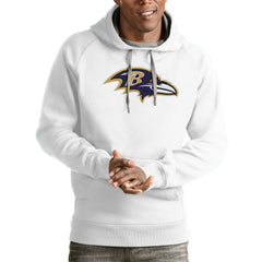 NFL Baltimore Ravens Antigua Victory Pullover Hoodie