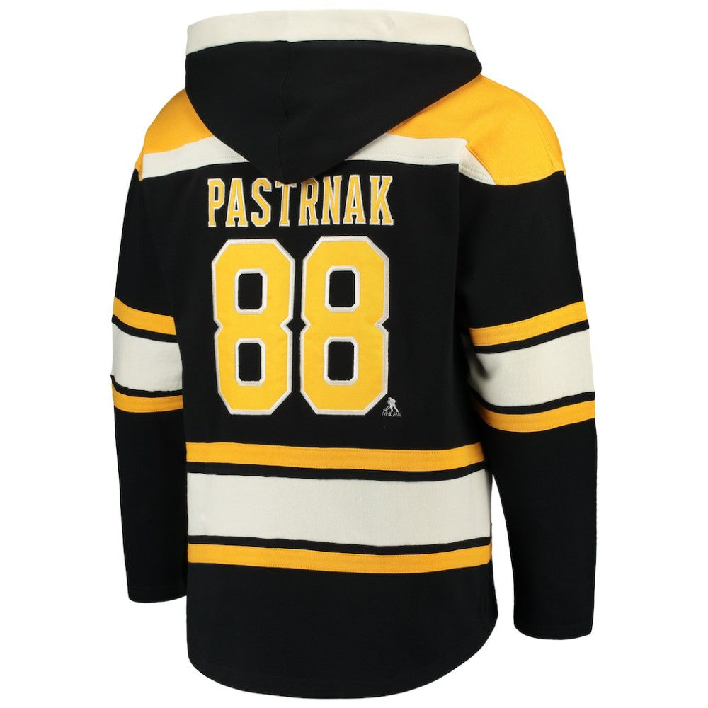 David Pastrnak Boston Bruins '47 Player Lacer Pullover Hoodie