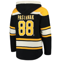 David Pastrnak Boston Bruins '47 Player Lacer Pullover Hoodie
