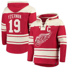 Steve Yzerman Detroit Red Wings '47 Player Lacer Pullover Hoodie