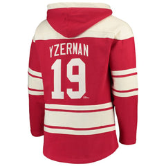Steve Yzerman Detroit Red Wings '47 Player Lacer Pullover Hoodie