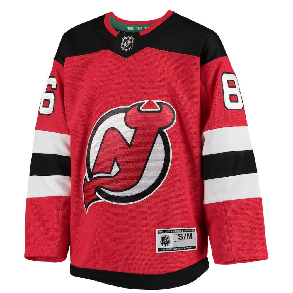Jack Hughes New Jersey Devils Youth Home Premier Player Jersey