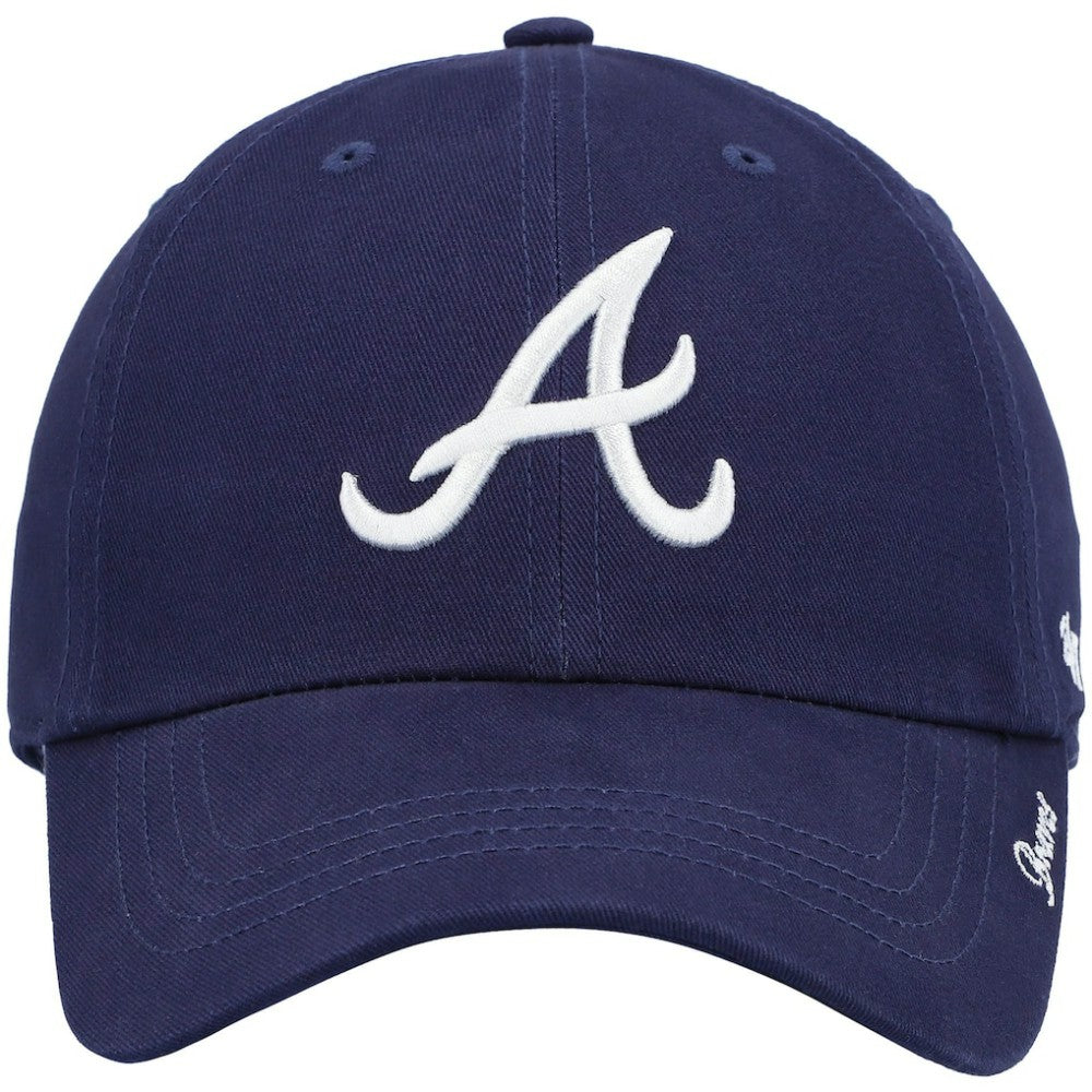Atlanta Braves Women's Team Miata Clean Up Adjustable Hat - Navy | 47 brand