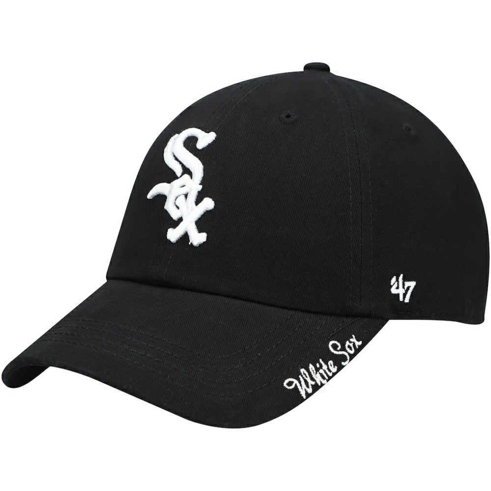 Chicago White Sox Women's Team Miata Clean Up Adjustable Hat - Black | 47 brand