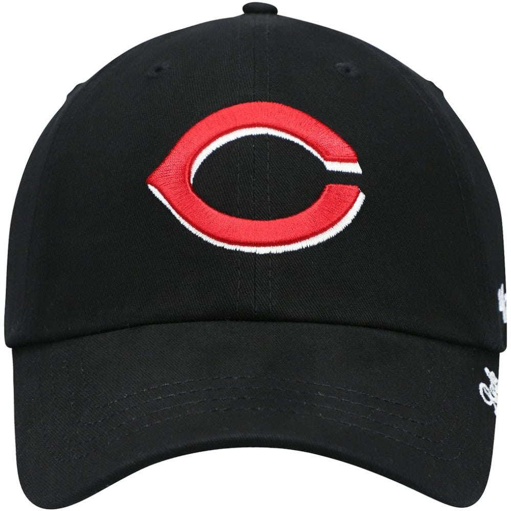 Cincinnati Reds Women's Team Miata Clean Up Adjustable Hat - Black | 47 brand