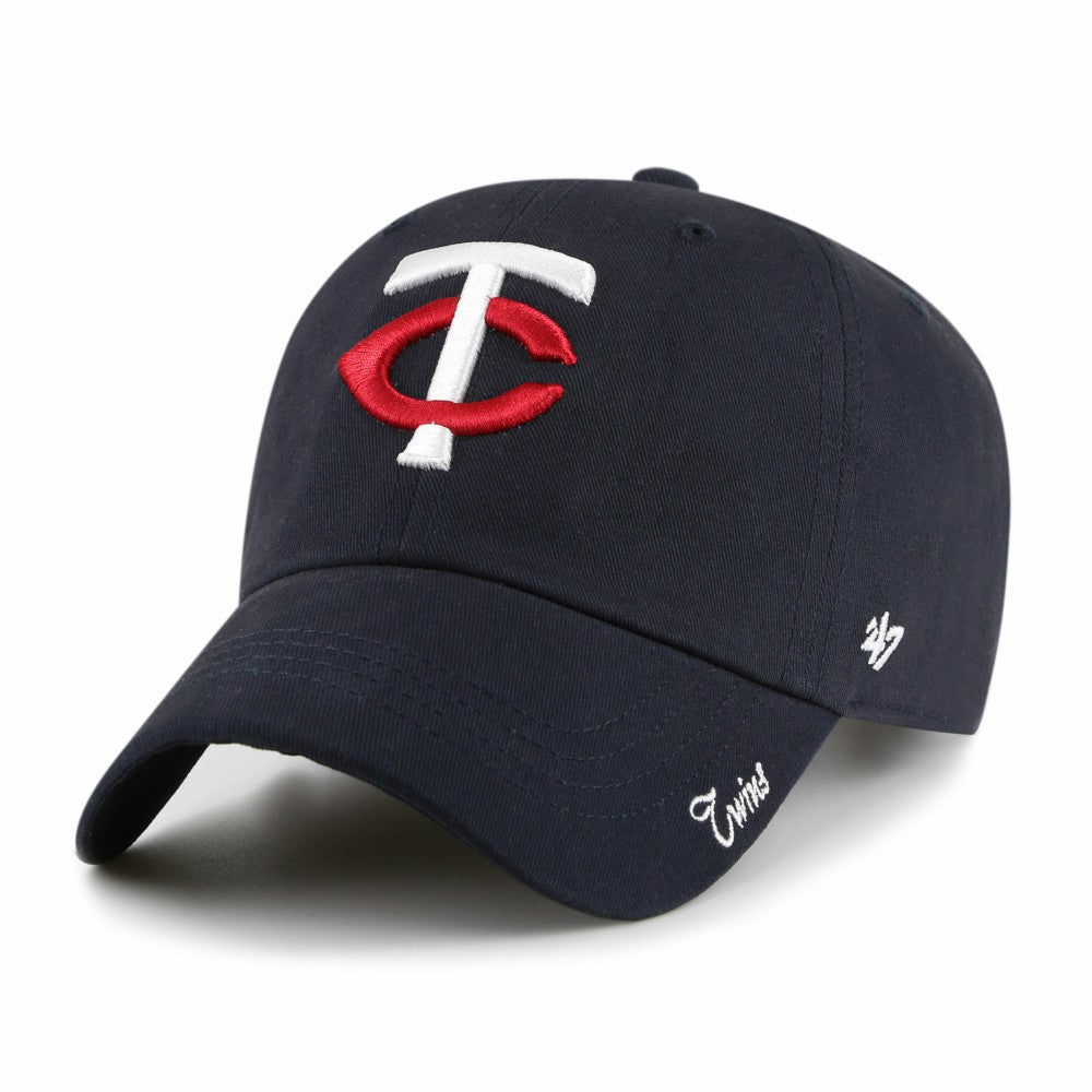 Minnesota Twins Women's Team Miata Clean Up Adjustable Hat - Navy | 47 brand