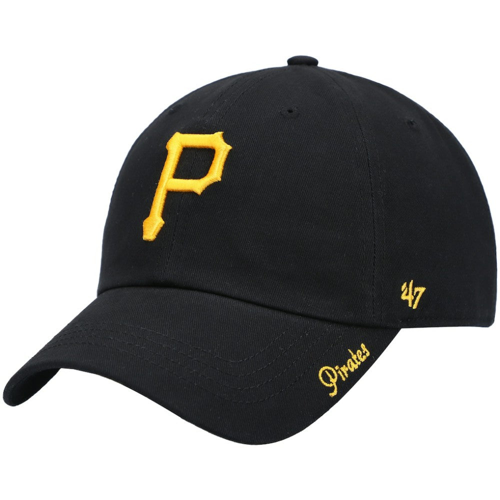 Pittsburgh Pirates Women's Team Miata Clean Up Adjustable Hat - Black | 47 brand