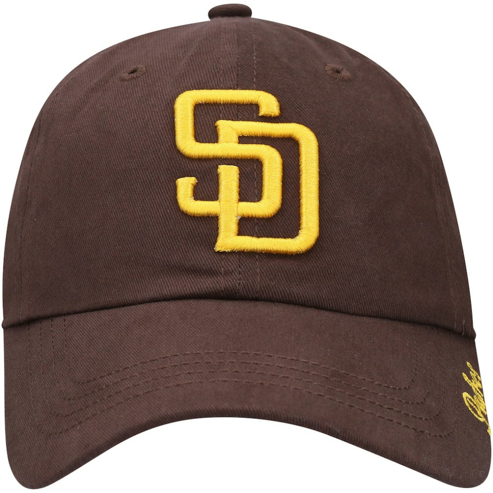 San Diego Padres Women's Team Miata Clean Up Adjustable Hat - Brown | 47 brand