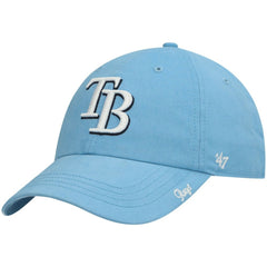 Tampa Bay Rays Women's Team Miata Clean Up Adjustable Hat - Light Blue | 47 brand