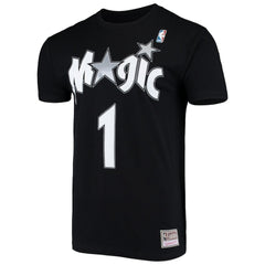Tracy McGrady Orlando Magic Hardwood Classics Stitch Name & Number T-Shirt - Black | Mitchell & Ness outlet