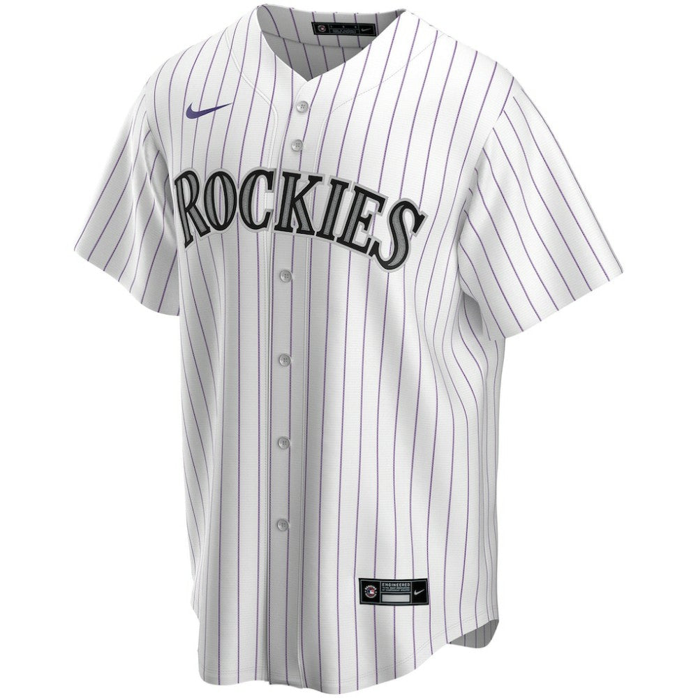 Colorado Rockies Home Replica Custom Jersey - White | Nike