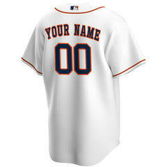 Houston Astros Home Replica Custom Jersey - White | Nike