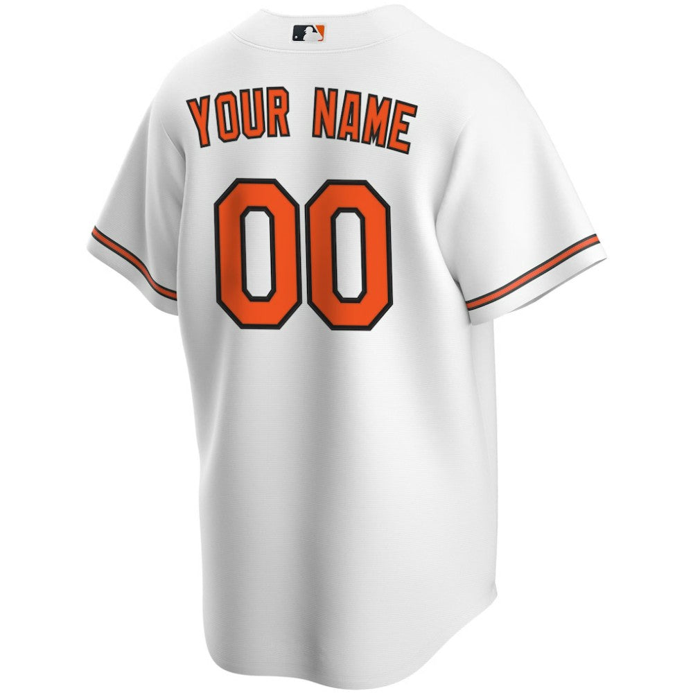 Baltimore Orioles Home Replica Custom Jersey - White | Nike