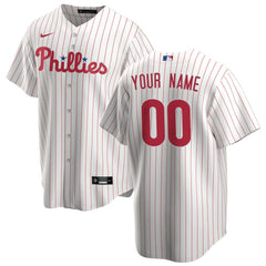 Philadelphia Phillies Home Replica Custom Jersey - White | Nike