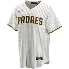 San Diego Padres Home Replica Custom Jersey - White | Nike