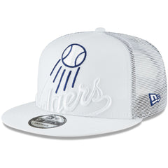 Los Angeles Dodgers Elements Trucker 9FIFTY Snapback Hat - White | New Era
