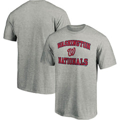 Washington Nationals Heart & Soul T-Shirt - Heather Gray