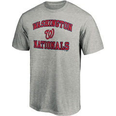 Washington Nationals Heart & Soul T-Shirt - Heather Gray