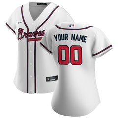 Atlanta Braves Women's Home Replica Custom Jersey - White | Nike