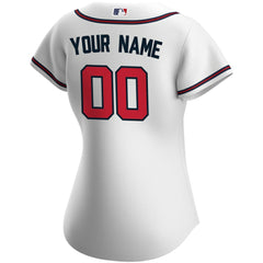 Atlanta Braves Women's Home Replica Custom Jersey - White | Nike