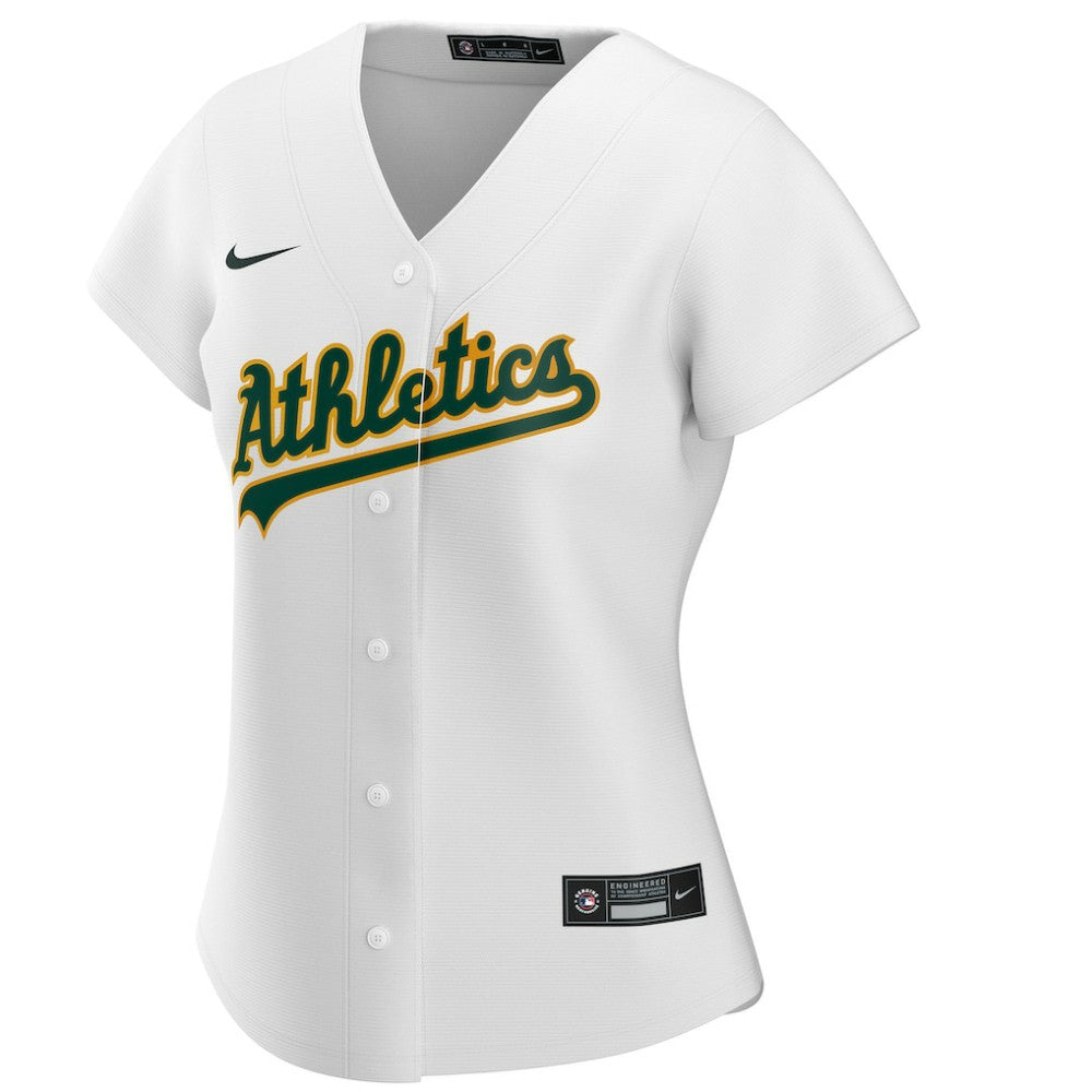 Athletics Women's Home Replica Custom Jersey - White | Nike