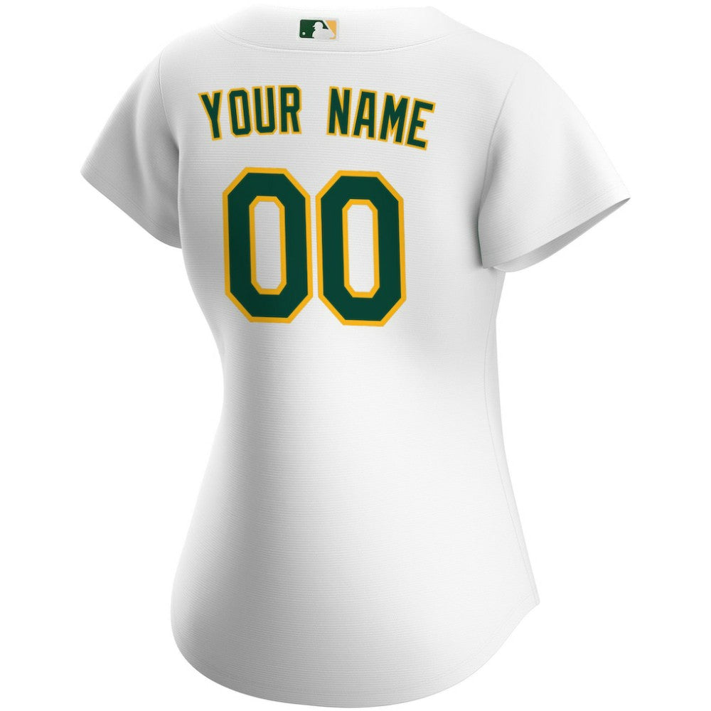 Athletics Women's Home Replica Custom Jersey - White | Nike