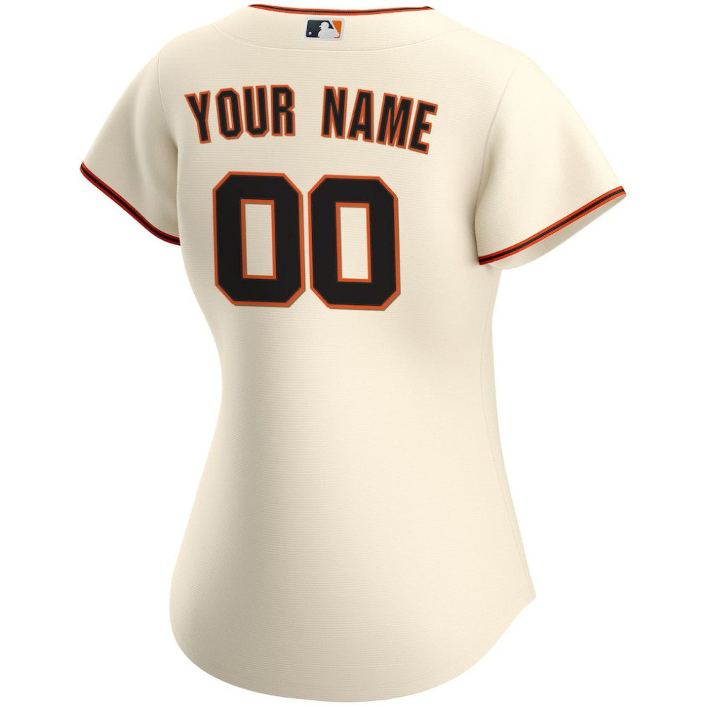 San Francisco Giants Women's Home Replica Custom Jersey - Cream | Nike