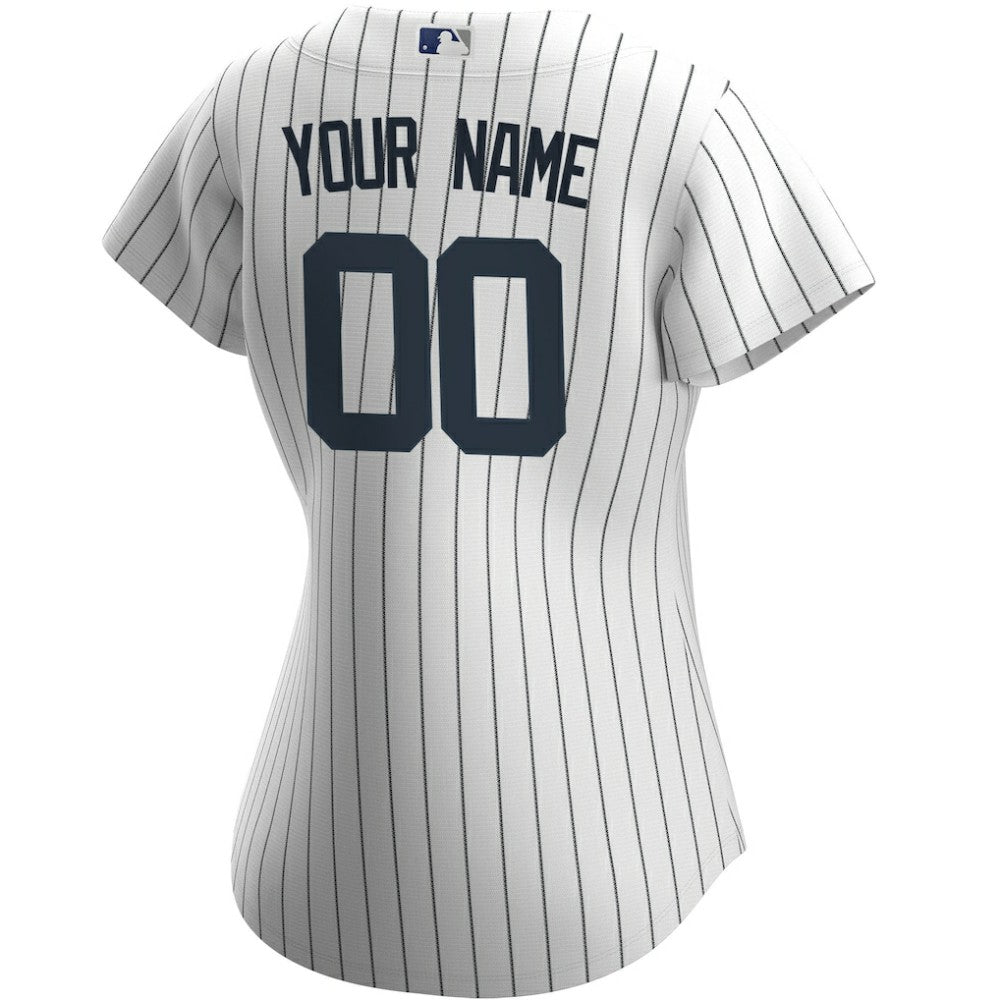New York Yankees Women's Home Replica Custom Jersey - White | Nike