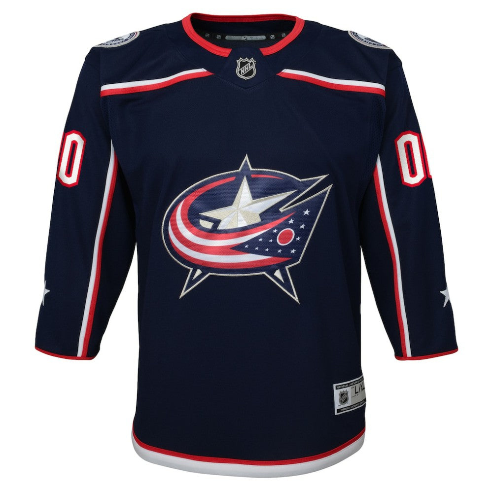 Columbus Blue Jackets Youth Home Premier Custom Jersey