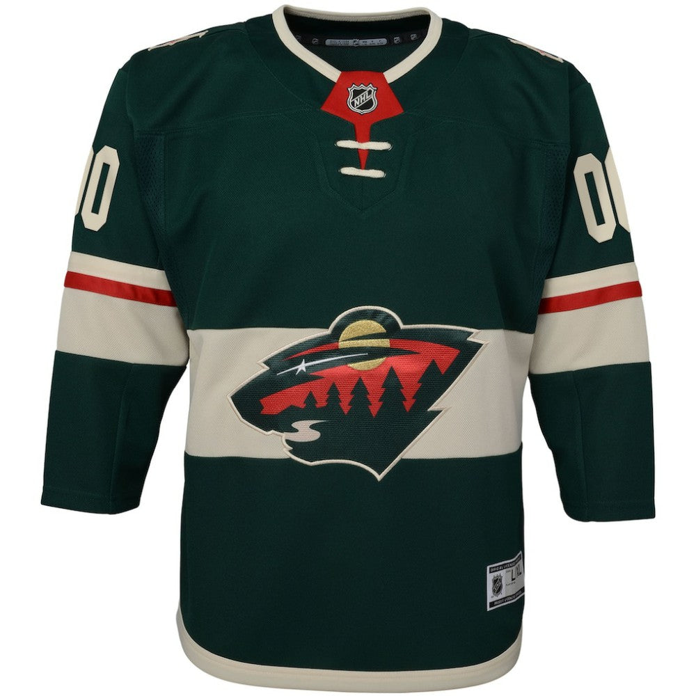 Minnesota Wild Youth Home Premier Custom Jersey