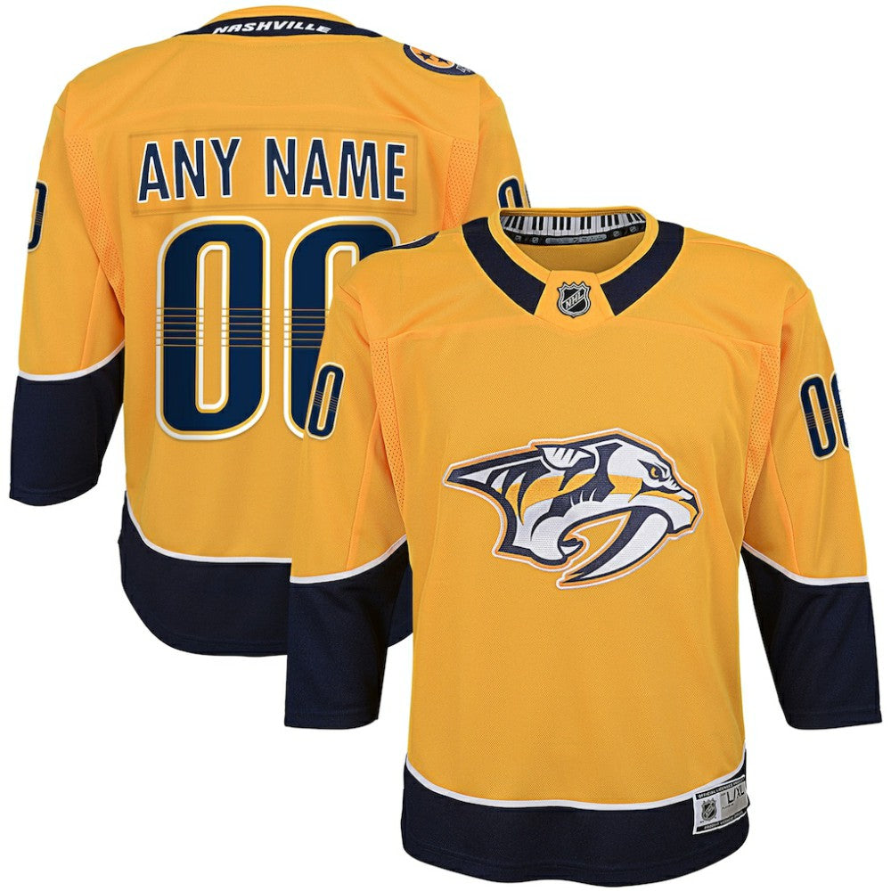 Nashville Predators Youth Home Premier Custom Jersey