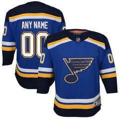 St. Louis Blues Youth Home Premier Custom Jersey