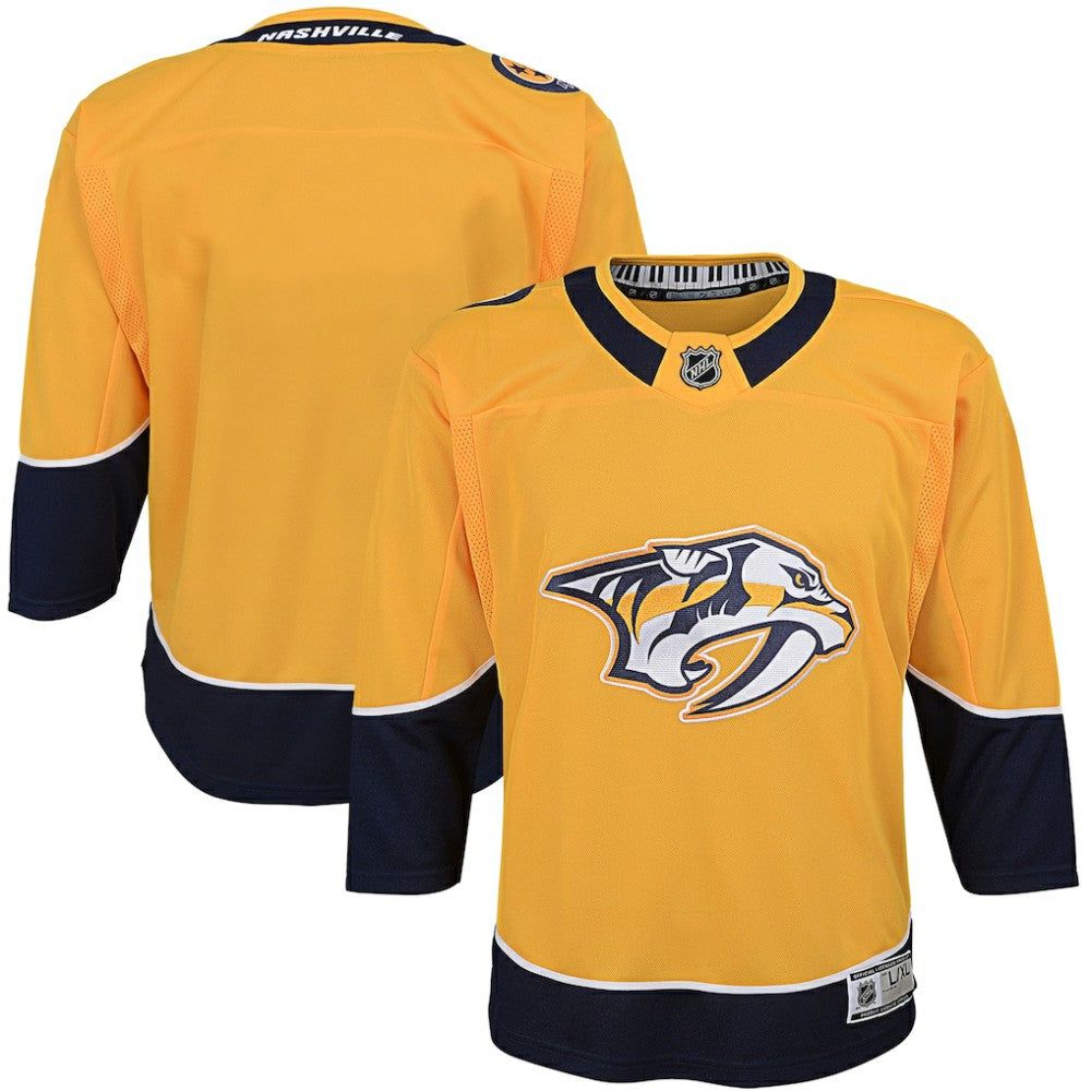 Nashville Predators Youth Home Premier Blank Jersey