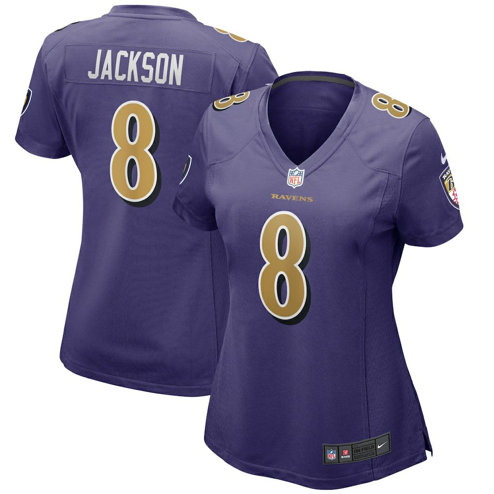 NFL Baltimore Ravens Lamar Jackson  Women's Alternate Game Player Jersey