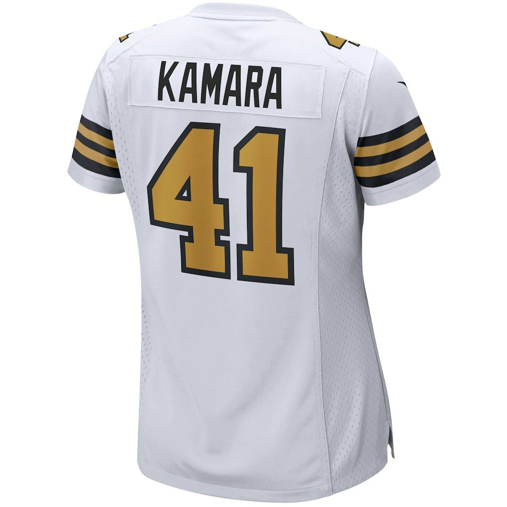 NFL New Orleans Saints Alvin Kamara  Women's Alternate Game Player Jersey