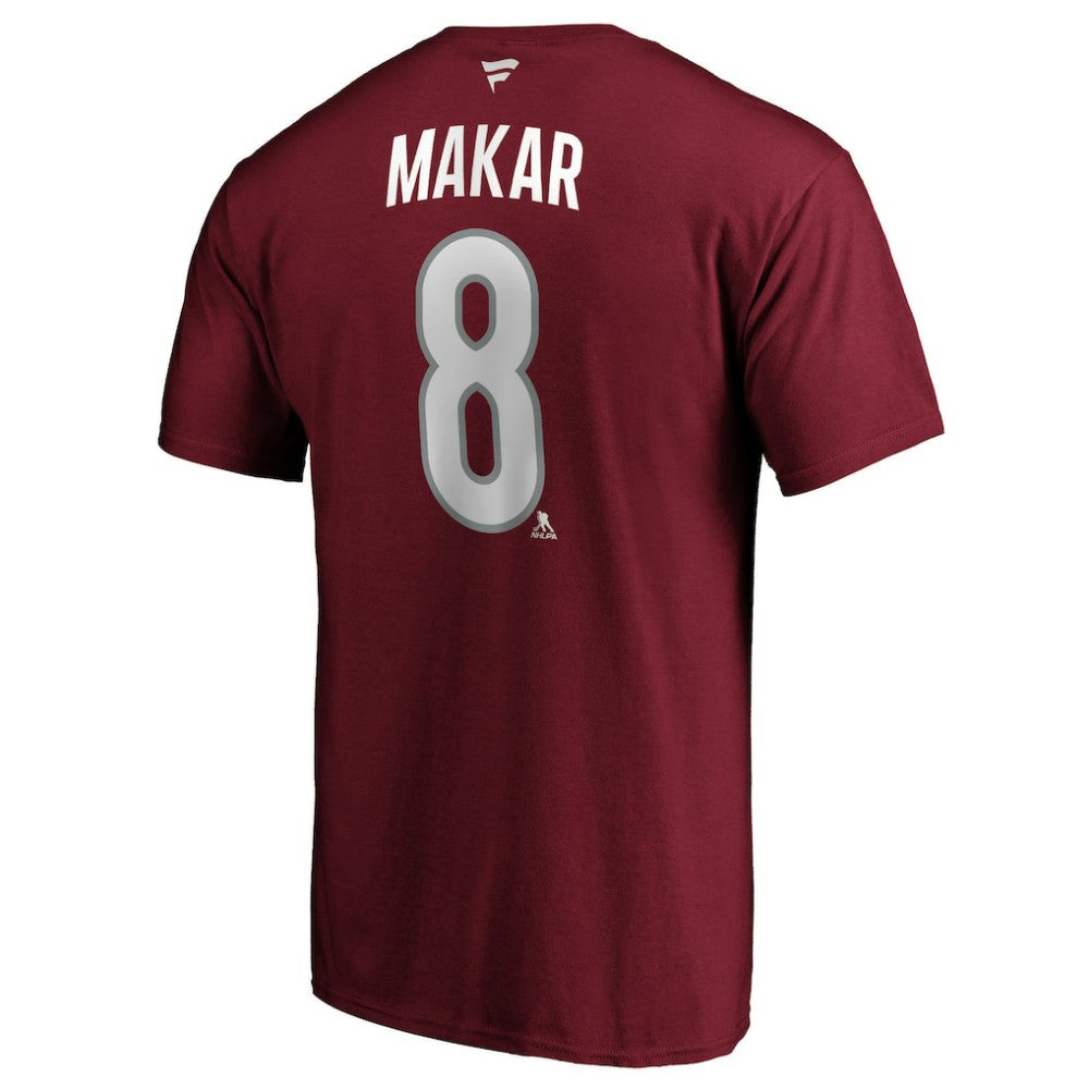 Cale Makar Colorado Avalanche Fanatics Authentic Stack Player Name & Number T-Shirt
