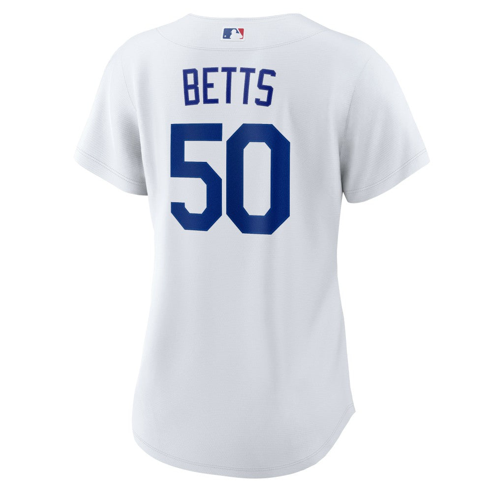 Mookie Betts Los Angeles Dodgers Women's Home Replica Player Jersey - White | Nike