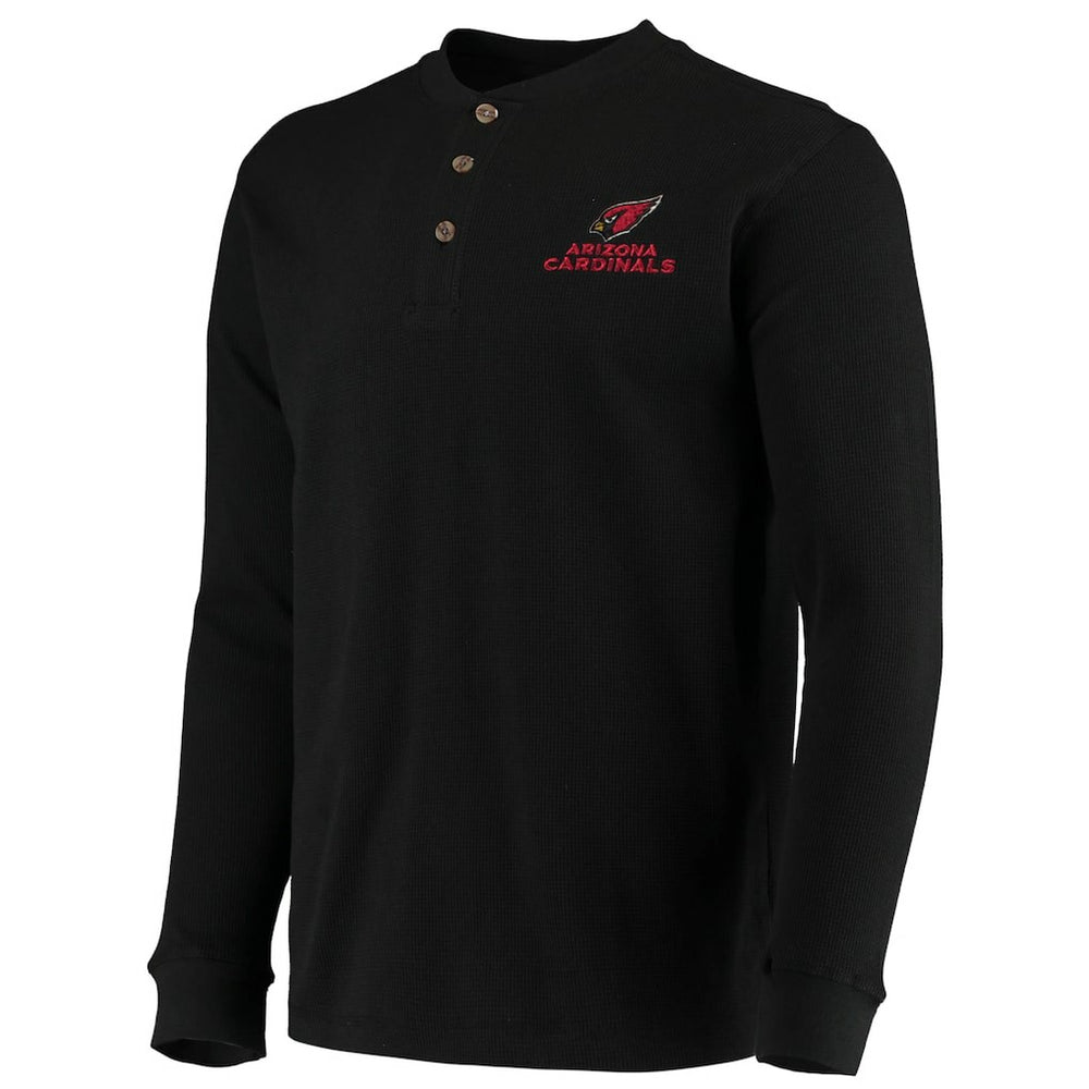 NFL Arizona Cardinals Dunbrooke Logo Maverick Thermal Henley Long Sleeve T-Shirt
