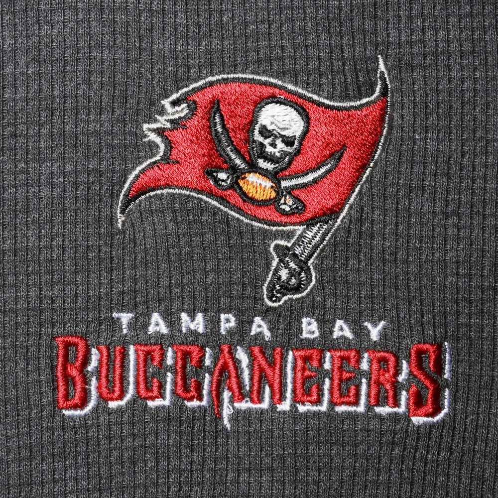 NFL Tampa Bay Buccaneers Dunbrooke Logo Maverick Thermal Henley Long Sleeve T-Shirt