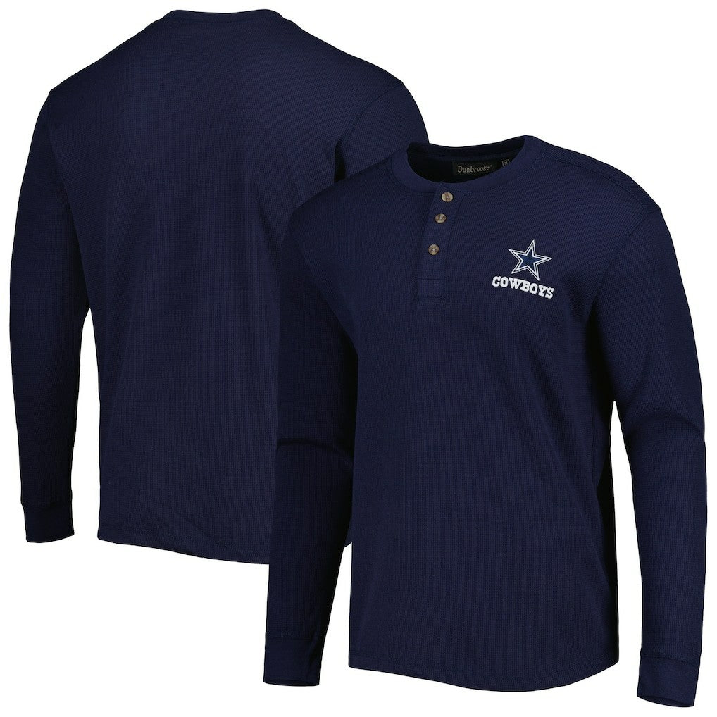 NFL Dallas Cowboys Maverick Thermal Henley Long Sleeve T-Shirt