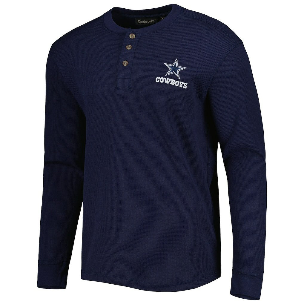 NFL Dallas Cowboys Maverick Thermal Henley Long Sleeve T-Shirt