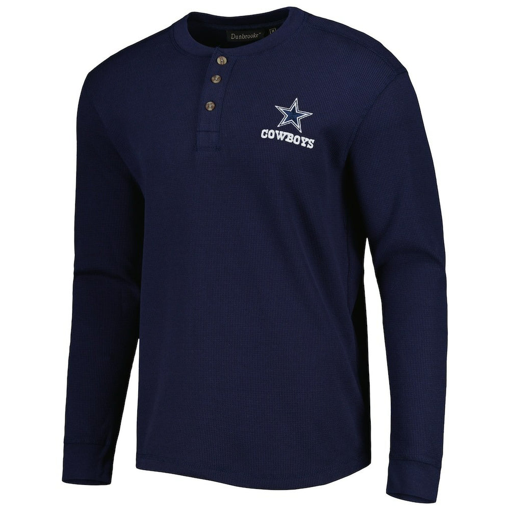 NFL Dallas Cowboys Maverick Thermal Henley Long Sleeve T-Shirt