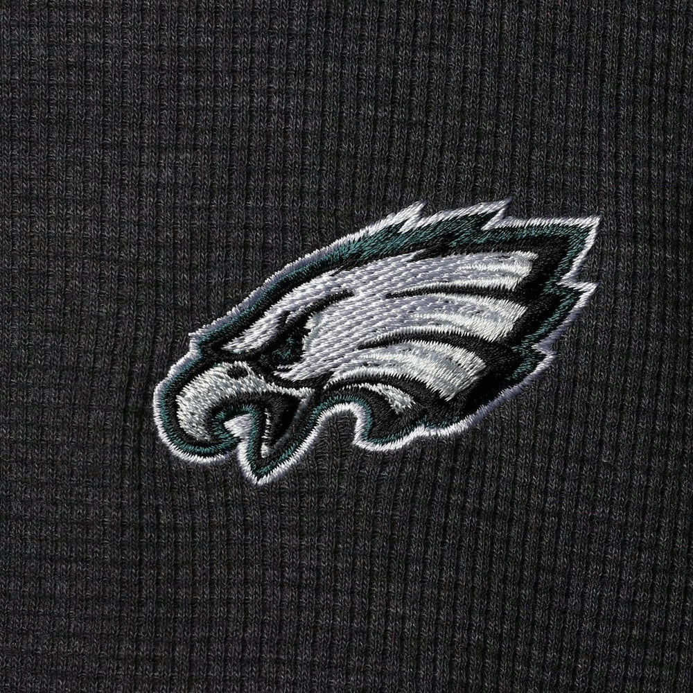 NFL Philadelphia Eagles Dunbrooke Logo Maverick Thermal Henley Long Sleeve T-Shirt