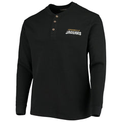 NFL Jacksonville Jaguars Dunbrooke Logo Maverick Thermal Henley Long Sleeve T-Shirt